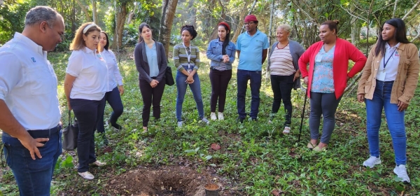 Instituciones realizan plantación simbólica de Anís Estrellado Criollo en el JBN