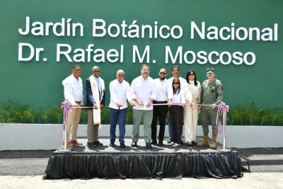Ministerio de Medio Ambiente inaugura primera etapa de modernización del Jardín Botánico Nacional